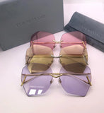 S-sunglasses F.O.R A.R.T‘S S.A.K.E BURTON Classic Aviator Mirrored Flat Lens Sunglasses Metal Frame 63-12-145
