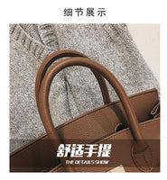 L-package 30-24-15cm Women's Padlock Handbags With Gold Hardware On Clearance whit Silk ribbon