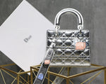 H-bag News  LADY Dior LAMBSKIN TOTE BAG Cannage 20 x 17 x 9cm