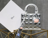 H-bag News  LADY Dior LAMBSKIN TOTE BAG Cannage 20 x 17 x 9cm