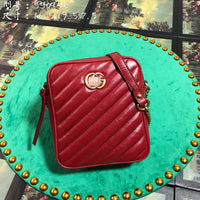 H-bag GUCCI Marmont mini shoulder women bag  6.5"W x 7.5"H x 3"D Style 550155