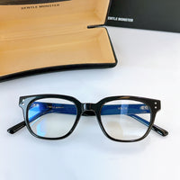 S-sunglasses Anti Radiation Computer Glasses For Volta Women Rectangular Black Acetate Frame Eyewear Anti Blue Light Blocking Ray Wellington Style Glasses Optical Spectacle Eyeglass Replaceable Lenses For Adult 99.9% UV Protection Blue Light