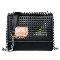 L-package 22-12-10cm Crossbody Bag Leather Messenger Bag Vintage Handbag Strap Bucket Square Tote