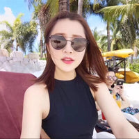 S-sunglasses New Gentle Monster V brand LOVE PUNCH Polarized Sunglasses for Women UV Protection Ultra-Lightweight Metal Frame