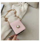 L-package Leather Makeup Lipstick Case with Mirror for Purse Cosmetic Pouch Travel Makeup Bag Holder Fits of Lipstick Travel Purse Storage with Chain