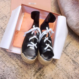 S-shoe MIU MIU Women High Shoes Adjustable Buckle Open Toe Wedges Shoes Summer Fashion Sandals