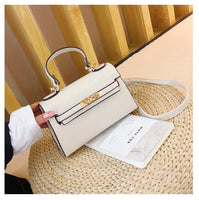 L-package 21-15-7cm Women's Satchel Handbags Top Handle Purses Shoulder Bags Leather Tote for Ladies with Long Strap
