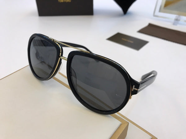 Tom Man fordd- tf FT0779 Sunglasses for men women 2021 futuristic pilot sun glasses leopard Black vintage
