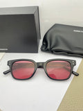 S-sunglasses Ready Stock Korean Style Polarized Retro Driving Anti-UV Square Shades  For Leroy Tinted Rectangular Silhouetted Green Acetate Frame Shades Glass Authentic Sun Protection Sunnies Circular Studs Glasses Men UV400