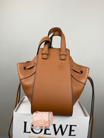 H-bag Loewe Hammock Drawstring Mini Bag Pastel Women's Hammock Small Bag Leather Shoulder Bag Handbag