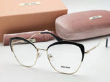 S-sunglasses MIU MIU Cateye Metal Women Eyeglasses Protection & Designer Style for 54P