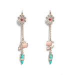 J-jewelry Chanel S925 Sterling Silver Drop Earrings Lotus Whispers Vase Dangle Earring Handmade Unique Jewelry for Women