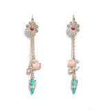 J-jewelry Chanel S925 Sterling Silver Drop Earrings Lotus Whispers Vase Dangle Earring Handmade Unique Jewelry for Women