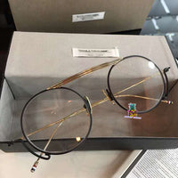 S-sunglasses New Unisex Sunglasses  Round Frame Gold master craftsmanship for Thom Browne TBS111