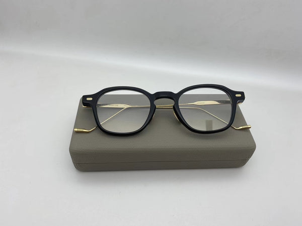 S-sunglasses 2021 Gentle Korean Style Square Anti-Radiation Blue Light Glasses For Tabie With White Round Case Students Can Be Equipped With Glasses Frame Glasses Transparent