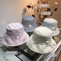 C-hat Foldable Cotton Bucket Hat for Summer Holiday Tourist Fishing