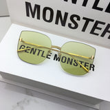 S-sunglasses New GM Rounded Metal Frame Unisex Stylish Square Eyeglasses Glasses Clear Lens Women Men Eyewear FOR MODMO