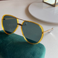 S-sunglasses gucci Pilot Metal Classic Sunglasses For GG0904S Frame Sunglasses Men Metal Driving Luxury Shades UV400 Pilot Sunglasses Polarized Sun glasses Men And Women Mirror  Lens Anti-glare Driving Eyewear