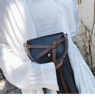 L-package 18-13-5cm Women Crossbody Satchel Bag Small Saddle Purse and Tote Shoulder Handbags