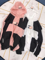 D-clothing Women's Sun Protection Jacket UV Protection Summer Outdoor Sun Protection Cloth Sunscreen Zipper Hooded Pullover