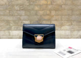 A-accessories NO.81223 11-9cm Women's Short Leather Card Holder Purse Zipper Buckle Elegant Clutch Wallet