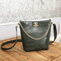 L-package 18-22-9cm Women's Leather Designer Handbags Tote Purses Shoulder Bucket Bags