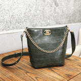 L-package 18-22-9cm Women's Leather Designer Handbags Tote Purses Shoulder Bucket Bags