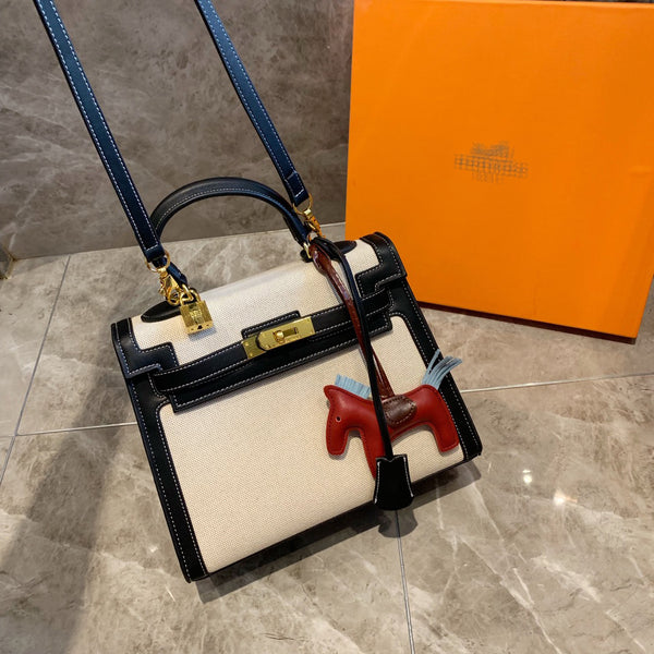 M-Handbag Hermès 28-23cm Womens Soft Leather Purses and Handbags Crossbody Bags Multifunctional Shoulder Bag Satchels for Women