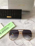 S-sunglasses L.O.T.O.S LT612 Retro Classic Aviator Polarized Sunglasses Mens Womens Metal Pilot Sunglasses 62-20-145