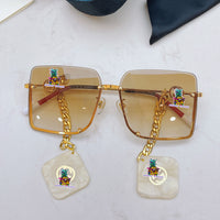 S-sunglasses gucci Mens Polarized Sunglasses Half-rim Sports Sun Glasses For GG3328 Half-Rimmed Sunglasses Matching Pendant For Women Retro Sun glasses Semi-Rimless Square Eyewear
