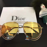 S-sunglasses Dior Flat Top Oversized Sunglasses Women Men Fashion Designer for stellairerrr
