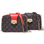 L-package Women's Canvas Designer PU Waist Purse Belt Bag Fashion Personality Messenger Chest Bag