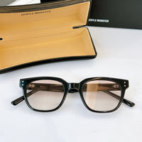 S-sunglasses Anti Radiation Computer Glasses For Volta Women Rectangular Black Acetate Frame Eyewear Anti Blue Light Blocking Ray Wellington Style Glasses Optical Spectacle Eyeglass Replaceable Lenses For Adult 99.9% UV Protection Blue Light