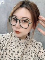 doubleG - G0455 Nearsighted Oversize lightweight Myopia Spectacles Glasses Everyday Use eyeglasses frame for women Blue Light Blocking Computer Reading/Gaming/TV/Phones
