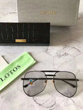S-sunglasses L.O.T.O.S LT612 Retro Classic Aviator Polarized Sunglasses Mens Womens Metal Pilot Sunglasses 62-20-145