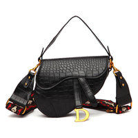 P-package Saddle Shoulder Bag for Women Fashion Small Top Handle Handbag Crossbody Handbag Purse