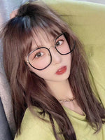 double G0591 Nearsighted Oversize Myopia Glasses Everyday Use eyeglasses frame for women Blue Light Blocking Computer Reading/Gaming/TV/Phones