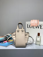 H-bag Loewe Hammock Drawstring Mini Bag Pastel Women's Hammock Small Bag Leather Shoulder Bag Handbag