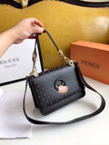 M-Handbag Fendi 25-19cm Womens Tote Bags Top Handle Satchel Quilted Handbags Travel Bag