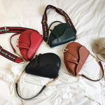 L-package Saddle Shoulder Bag for Women Fashion Small Top Handle Handbag Crossbody Handbag Purse