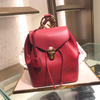 H-bag Fendi BACKPACK Red leather backpack Length:22 Height:26 Depth:15