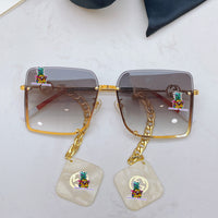 S-sunglasses gucci Mens Polarized Sunglasses Half-rim Sports Sun Glasses For GG3328 Half-Rimmed Sunglasses Matching Pendant For Women Retro Sun glasses Semi-Rimless Square Eyewear