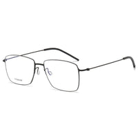 Square High Quality 5508 Glasses Frame Handmade Denmark Titanium No Screw Korea Glasses Frames Optical Ultra-light Business