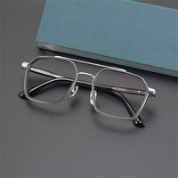 CH5255 Men Women's Reading Optical Eyeglasses Big Pure Titanium Square Frame Glasses For Men and Women Prescription Glasses