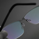 Glasses Frames For Men 7405 Denmark Titanium No Screw Korea Glasses Frames Optical Ultra-light Business Square Eyeglass Frame
