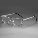 Reading Glasses For Men Denmark Linde 7519 Titanium No Screw Korea Glasses Frames Optical Ultra-light Business For Men And Women