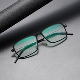 Men's Frame Glasses 6501 Denmark  No Screw Glasses Frames Optical Ultra-light Business Eyeglasses Men Titanium Eyeglass Frames