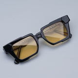 KUB Matte Maske K31 Square Irregular Sunglasses Men Fashion Original Classical Designer Acetate Solar Glasses with Original