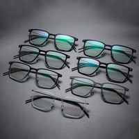 Fashion Square Denmark Linde 6554 Titanium No Screw Korea Glasses Frames Optical Ultra-light Frame For Men Women