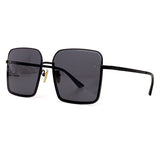 New Ladies Sunglasses 2023 Retro Oversized Sunglasses For Women And Luxurious Metal Frame Glasses For Women